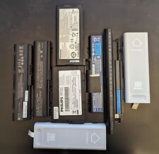 Lot of 8 Mixed Lithium-ion Laptop Batteries AS IS Harvest Scrap For parts picture