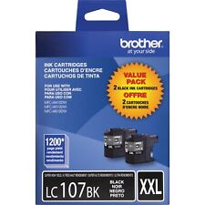 Brother Innobella Super High Yield Black Ink Cartridge (2 pk) LC1072PKS 10/2023 picture