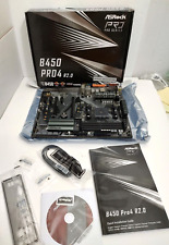 ASRock B450 Pro4 R2.0 Motherboard AMD Socket AM4 Open Box picture