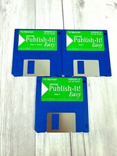 Macintosh Timeworks Publish It Easy Software Mac 3 Disk  (1992 Floppy Disk) picture