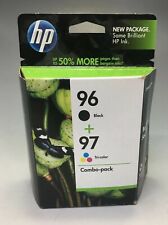 Set Genuine Factory Sealed Original HP 96 Black & HP 97 Color Inkjets 2019 picture