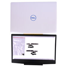 New LCD Back Cover White Front Bezel Hinges Screws For Dell G3 15 3590 03HKFN picture