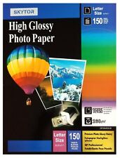 150 Sheets Premium Glossy Photo Paper Inkjet 8.5x11 Letter Size 260gsm / 70lb picture