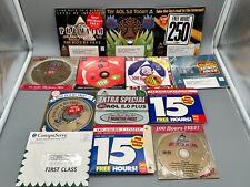 Lot of 13 Vintage BRAND NEW Sealed Free Internet Software CD-ROM 3.5