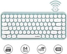 Ajazz 308i Retro Bluetooth 3.0 Wireless vintage Keyboard 84 Round Key for MAC PC picture