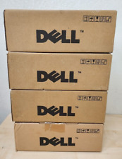 lot of 4 Genuine Dell 1600n Toner Cartridge 5000 Page Black P4210 picture