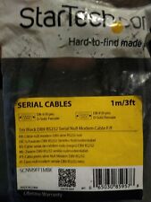 serial cables 1mblackDb9rs232nullmodem cable f/f 1 m3ft.StarTech.cm3ft.StarTech. picture