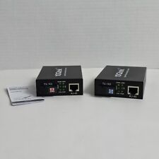 A Pair of BIDI Gigabit Fiber to Ethernet Media Converter SC Fiber SMF up to 20KM picture