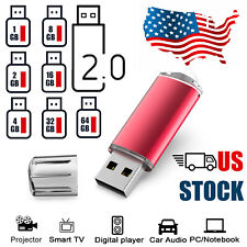 1/5/10 Pack USB 2.0 Flash Drive Rectangle Metal USB Drive Thumb Memory Stick LOT picture