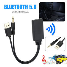 Universal Auto Car Parts Wireless Bluetooth AUX Audio Receiver Adapter Kit Black picture