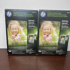 HP Genuine Everyday Photo Paper 100 Sheets 4x6 Glossy 2 Pack 200 Sheets Total picture