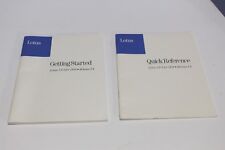 Lotus 123 Books - Getting Started / Quick Reference Release 2.4 -  DOS picture