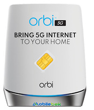 NEW NETGEAR Orbi NBR750 5G | 4G WiFi Mesh 6 FACTORY UNLOCKED SIM CARD ROUTER picture