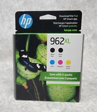 HP 962XL Twin Black Cyan/Magenta/Yellow Ink Cartridges High Yield 6ZA57AN#140 picture