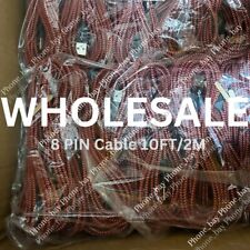 Heavy Duty USB Fast Charging Cable Braided 6FT For iPhone 14 13 8 iPad Cord Lot picture