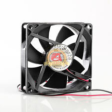 Motor-One DC Cooling Fan 12V 0.22A, 45 CFM 2600 RPM, 80mm x 25mm 220mA BF512 picture