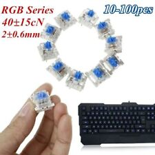 Blue 10-100Pcs  Mechanical Switch Keyboard Replacement For Cherry 3Pin MX RGB picture