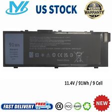 ✅91Wh Battery MFKVP For Dell Precision 15 7510 7520 17 7710 7720 M7510 M7710 picture