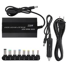 120W 8 Tips Car Home Charger Power Supply Adapter For Laptop Notebook Universal picture