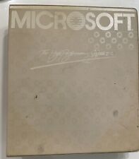 Vintage Microsoft The High Performance Software Reference Manual C Compiler 1986 picture