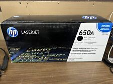 Genuine HP 650A Black Factory Sealed Toner  CE270A New In Sealed Box picture