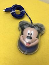 Vintage Disney Computer Mouse - Mickey Mouse - Clear Mechanical Mouse Rare 90s picture