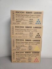 Ricoh P C600 Toner Cartridge Set 408310, 408311, 408312, 408313 picture