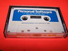 Personal Software MicroChess 2.0 Program Cassette for Apple II picture
