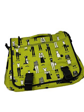 Alphagear Messenger Laptop Bag Novelty Fashion Print Green picture