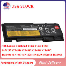 81+ Genuine 44Wh Battery For Lenovo ThinkPad T420s T430s 0A36287 45N1038 0A36287 picture