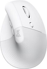 Logitech Lift Vertical Ergonomic Mouse, Bluetooth/Logi Bolt USB Receiver White picture