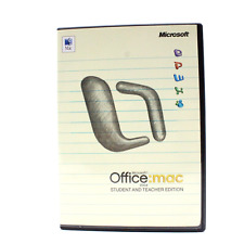 Microsoft Office Mac 2004 Student and Teacher Edition Software 3 keys w/ booklet picture