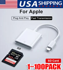 SD Card Adapter Camera Reader for iPad iPhone 6 7 8 Plus 11 12 15Pro X Xs Lot picture