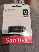 SanDisk Ultra 64GB USB 3.0 Flash Memory Stick Storage Drive Up To 130MB/s read picture