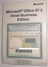 NOS Microsoft Office 97.2 Small Business Edition w/Certificate w License Sealed picture