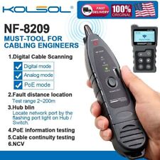 KOLSOL NF-8209 Network Cable Tester Tracker, 4 in 1 PoE Tester with NCV &Lamp US picture