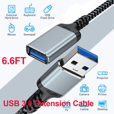 USB Extension Cable 6.6FT USB 3.0 Male to Female Extender Cable High-Speed 5Gbps picture