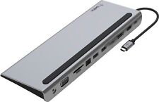 Belkin 11-in-1 USB-C Multiport Dock| 4K HDMI 100W| MacBook| Win PC| 4521DN| Gray picture