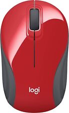 5x Brand New Logitech M187 Wireless Ultral Mini Optical Mouse, Red, 910-004838 picture