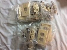 Vintage AT&T 105 and 106 type telephone wall jacks and face plates (new) NOS picture
