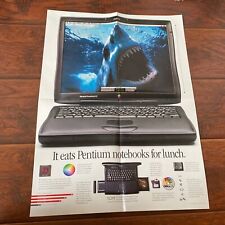 VINTAGE APPLE ADVERTISING POSTER 1998 Macintosh PowerBook G3 Ad Think Different picture