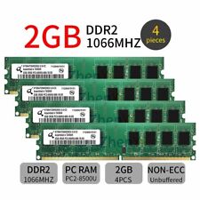 8GB 4x2GB DDR2 1066MHz PC2-8500U DIMM Desktop Gaming Overclocking Memory Qimonda picture