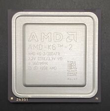 AMD K6-2/380AFR CPU 380MHz 2.2V 95MHz Super Socket7 32bit x86 Processor picture