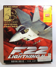 F22 Lightning II Computer Game CD-ROM Vintage 1997 PREOWNED picture