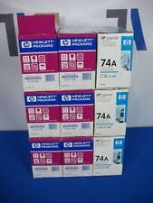 LOT OF 9 NEW UNUSED GENUINE OEM HP 74A 92274A BLACK TONER CARTRIDGES picture