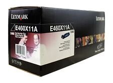 2 PACK DEAL - New in Box - Genuine Lexmark E460X11A High Yeild Black Toner E460 picture
