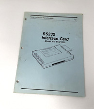 1982 Texas Instruments Home Computer RS232 Interface Card Model # PHP1220 Manual picture