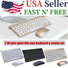 Mini Wireless Keyboard With Mouse Set Waterproof 2.4G For Mac Apple PC Computer picture