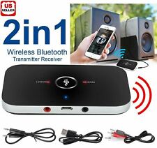 Bluetooth V4 Transmitter & Receiver Wireless A2DP Audio 3.5mm Aux Adapter Hub A6 picture