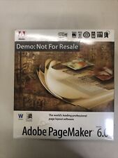 VINTAGE ADOBE PAGEMAKER 6.0 FOR WINDOWS 95 CD SEALED - PREOWNED picture